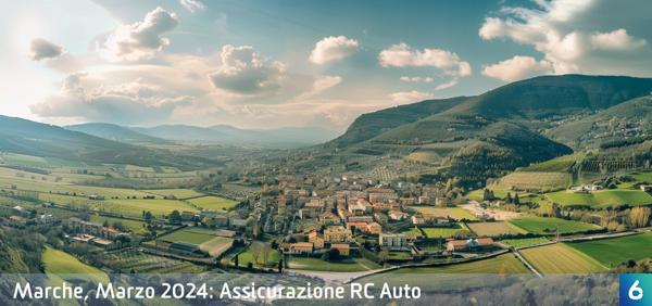 Osservatorio Prezzi Assicurazione Auto in Marche in Marzo 2024