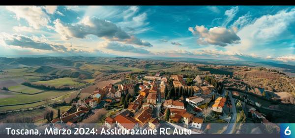 Osservatorio Prezzi Assicurazione Auto in Toscana in Marzo 2024