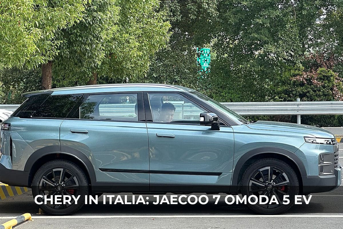 CHERY IN ITALIA  JAECOO 7 OMODA 5 EV