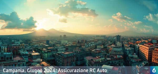 Osservatorio Prezzi Assicurazione Auto in Campania in Giugno 2024