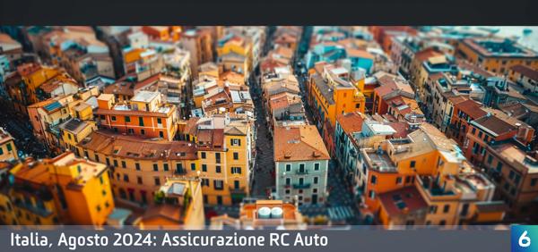 Osservatorio Prezzi Assicurazione Auto in Italia in Agosto 2024