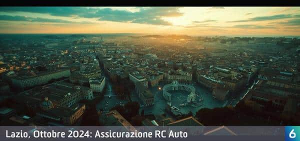 Osservatorio Prezzi Assicurazione Auto nel Lazio in Ottobre 2024