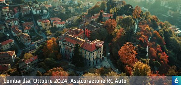 Osservatorio Prezzi Assicurazione Auto in Lombardia in Ottobre 2024