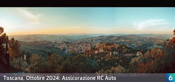 Osservatorio Prezzi Assicurazione Auto in Toscana in Ottobre 2024
