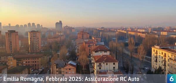 Osservatorio Prezzi Assicurazione Auto in Emilia Romagna in Febbraio 2025