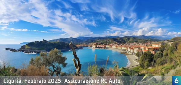 Osservatorio Prezzi Assicurazione Auto in Liguria in Febbraio 2025