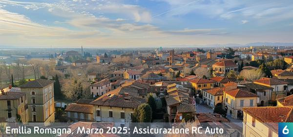 Osservatorio Prezzi Assicurazione Auto in Emilia Romagna in Marzo 2025