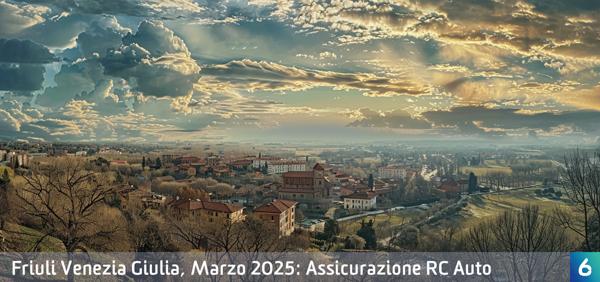 Osservatorio Prezzi Assicurazione Auto in Friuli Venezia Giulia in Marzo 2025