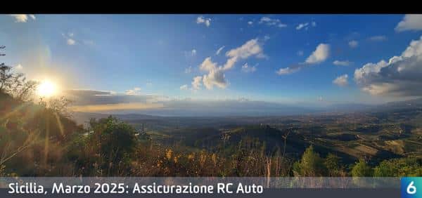 Osservatorio Prezzi Assicurazione Auto in Sicilia in Marzo 2025