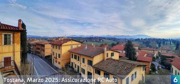 Osservatorio Prezzi Assicurazione Auto in Toscana in Marzo 2025