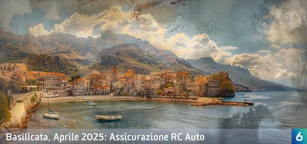 Osservatorio Prezzi Assicurazione Auto in Basilicata in Aprile 2025