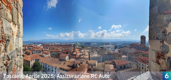 Osservatorio Prezzi Assicurazione Auto in Toscana in Aprile 2025
