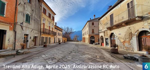 Osservatorio Prezzi Assicurazione Auto in Trentino Alto Adige in Aprile 2025