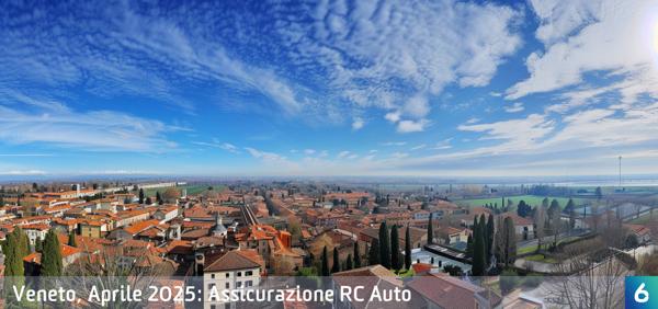 Osservatorio Prezzi Assicurazione Auto in Veneto in Aprile 2025