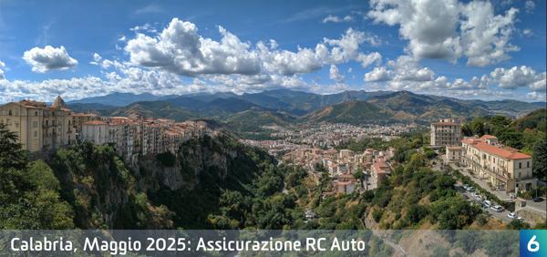 Osservatorio Prezzi Assicurazione Auto in Calabria in Maggio 2025