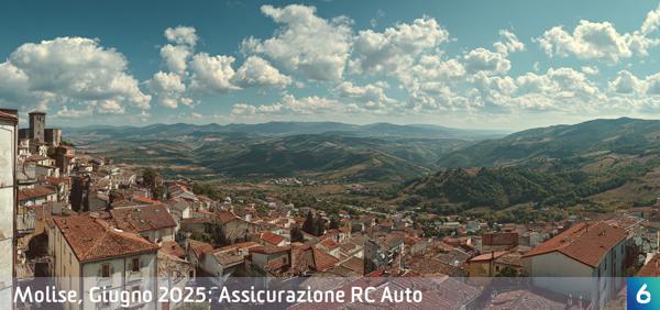 Osservatorio Prezzi Assicurazione Auto in Molise in Giugno 2025