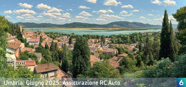 Osservatorio Prezzi Assicurazione Auto in Umbria in Giugno 2025