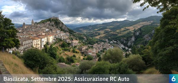 Osservatorio Prezzi Assicurazione Auto in Basilicata in Settembre 2025
