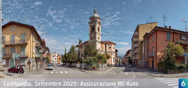 Osservatorio Prezzi Assicurazione Auto in Lombardia in Settembre 2025